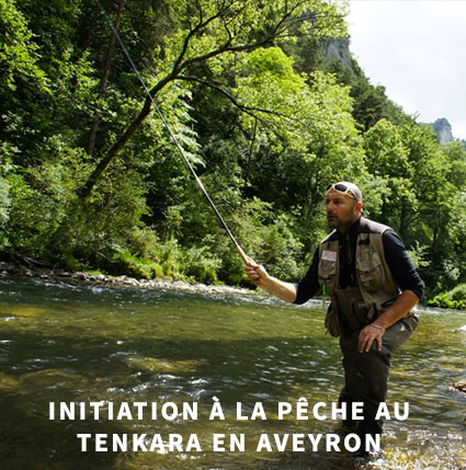 Initiation à la pêche au tenkara en Aveyron
